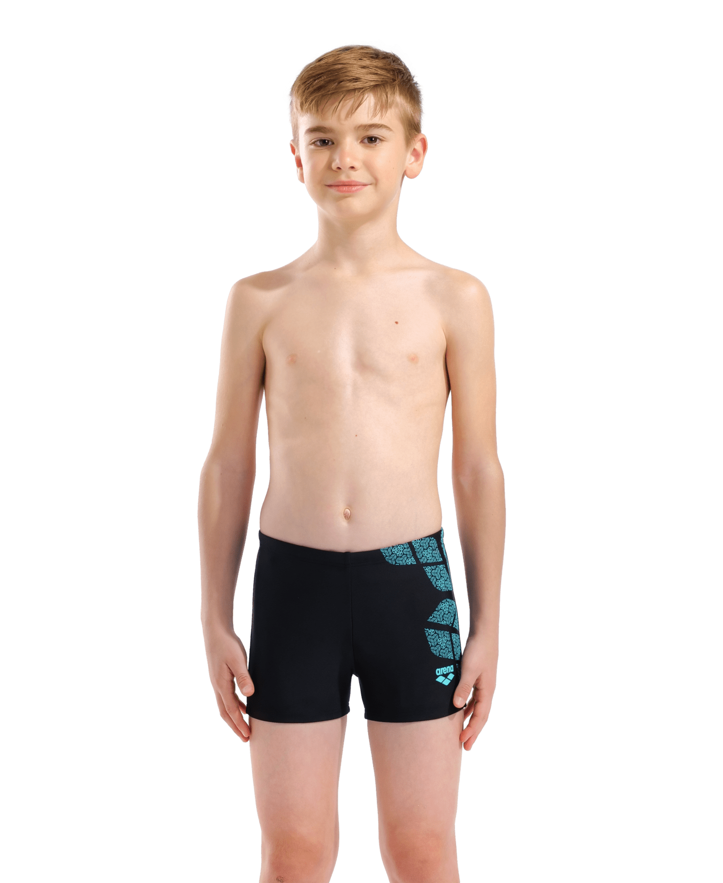 Arena Kikko Swim Short poikien uimahousut, musta - sininenArena