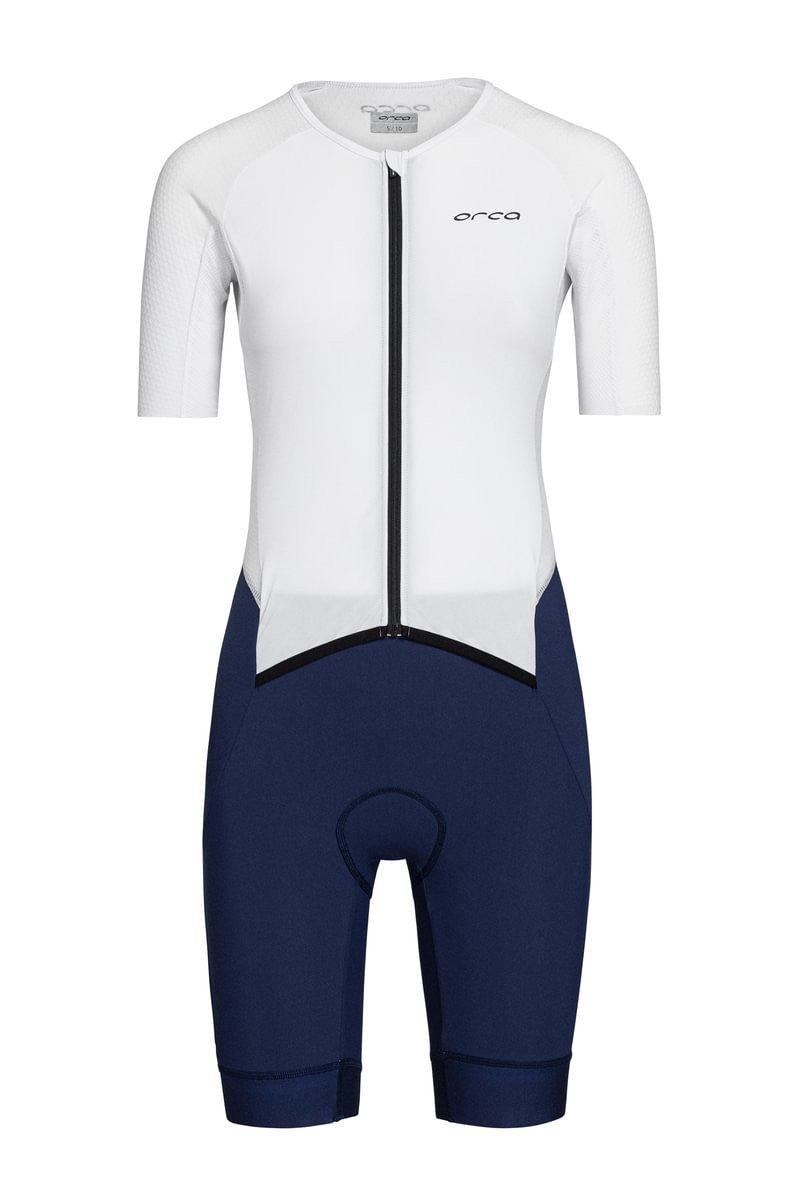 Athlex Aero Race V2 trisuit naisten triathlon kilpapuku, valko - mustaOrca