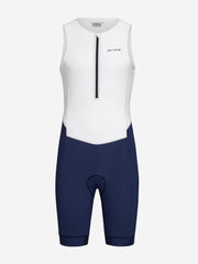 Athlex Race Suit V2 miesten hihaton triathlon kilpapuku, valko - mustaOrca