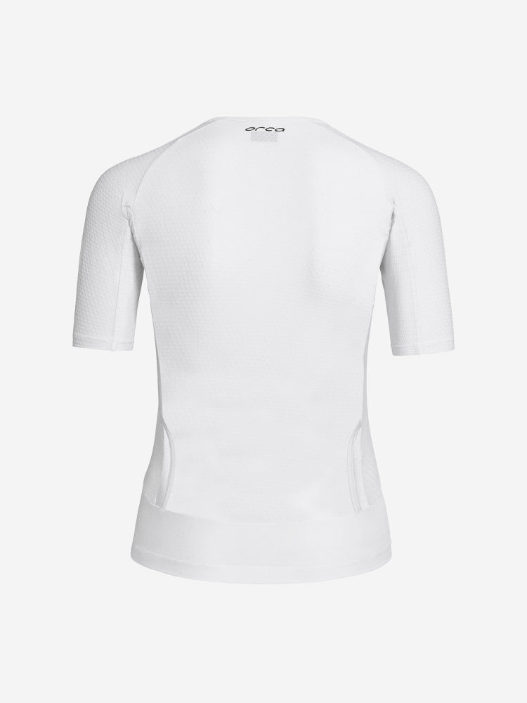 Athlex Sleeved Tri Top V2 naisten triathlon paita, valko - mustaOrca