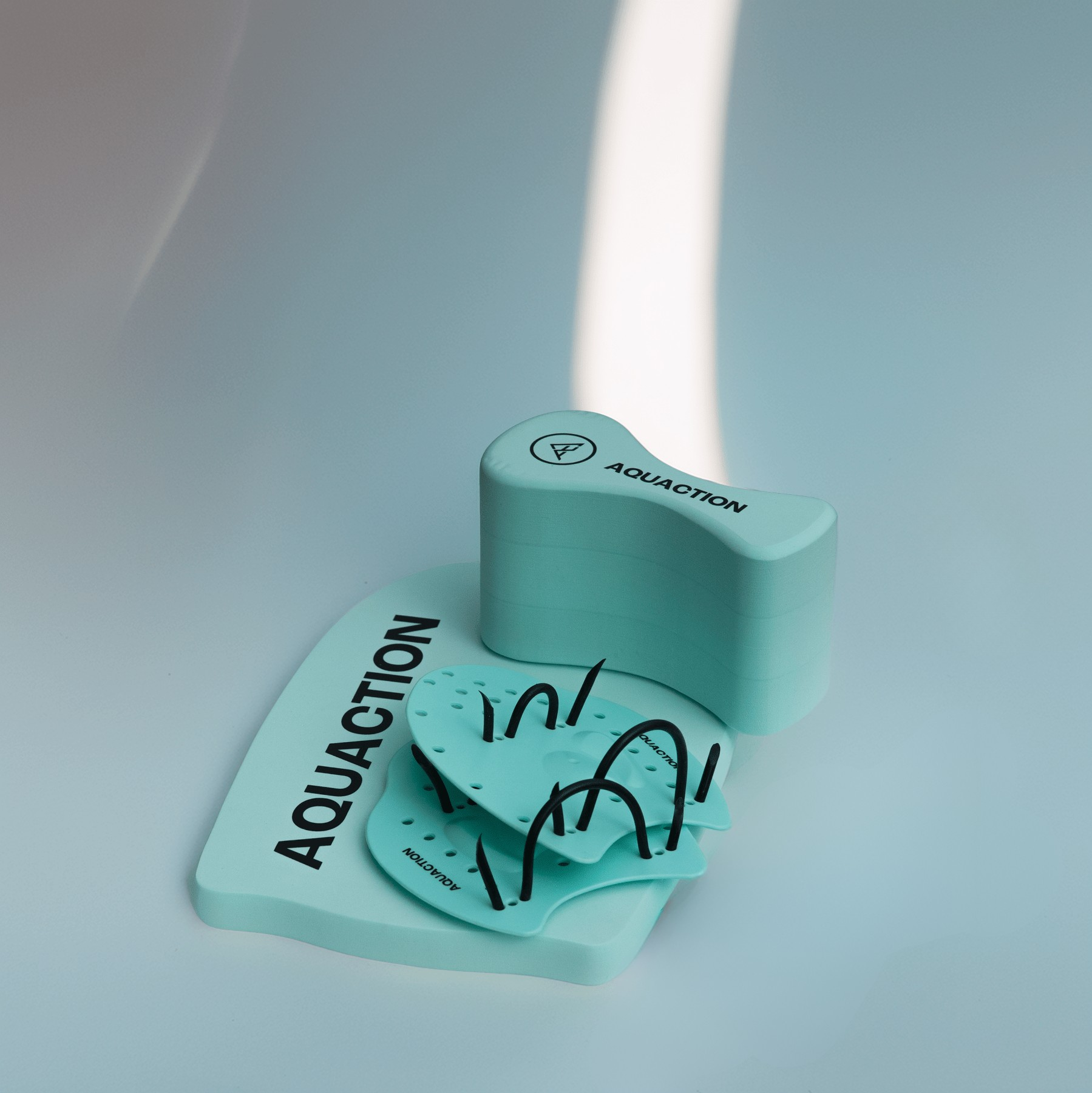 Beginner swimmer equipment package – swim board, swim buoy and swim fins