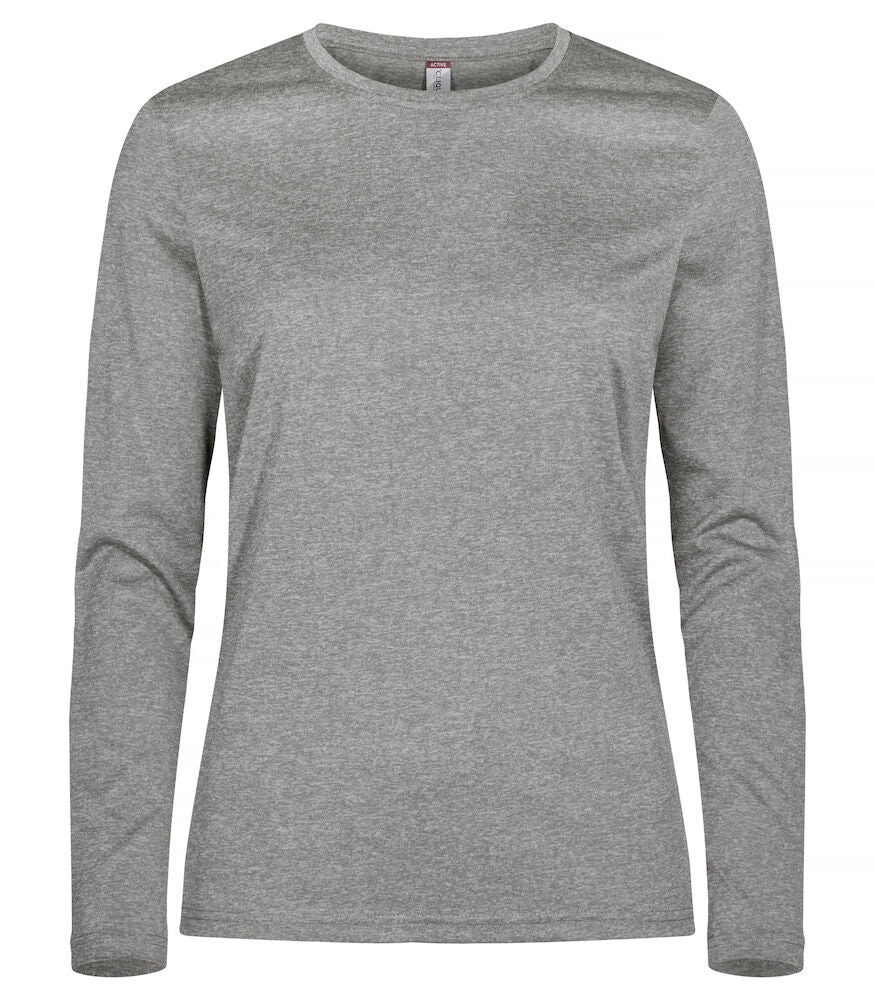 Basic Active - T LS Lady Grey melangeClique