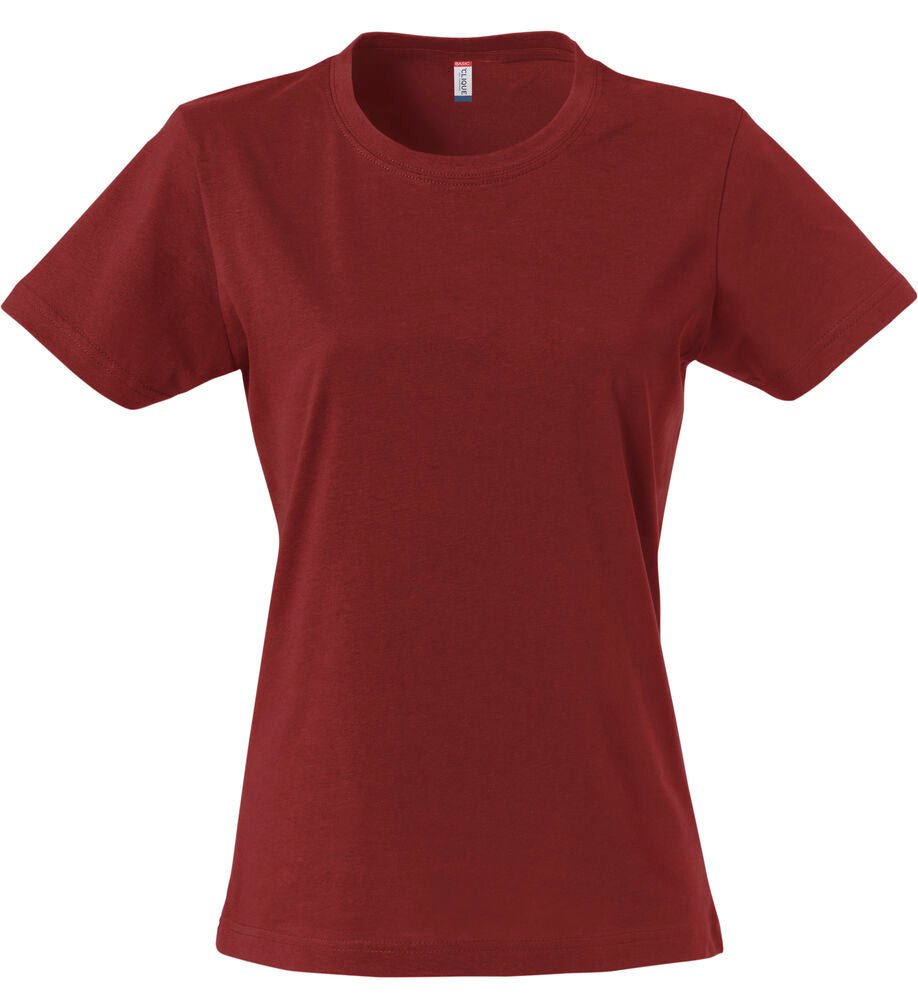 Basic - T Ladies BurgundyClique