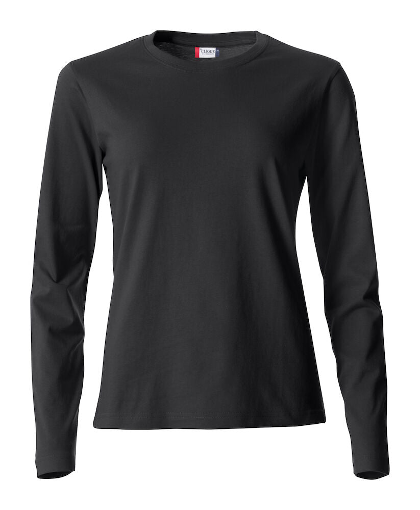 Basic - T L/S ladies BlackClique