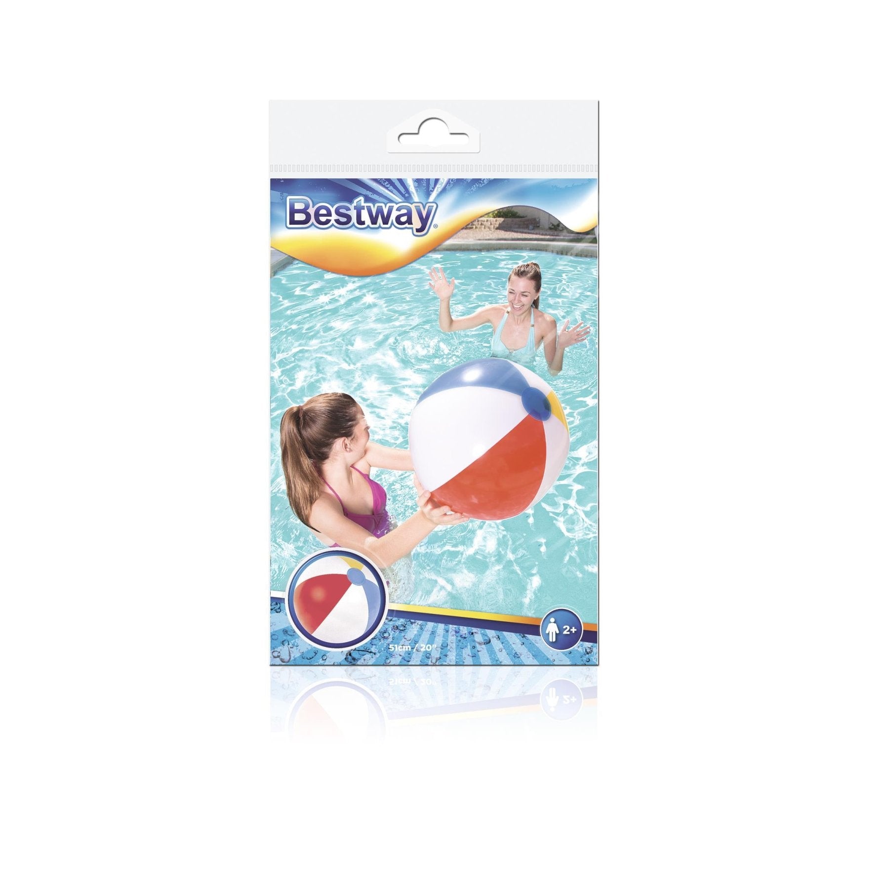 BESTWAY RANTAPALLO 51 CM - Vesilelut > Rantapallot > Bestway puhallettava rantapalloBestway