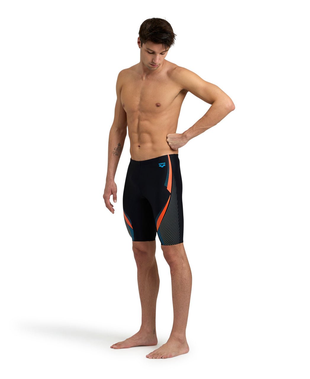 Break Swim Jammer miesten uimahousut, mustaArena