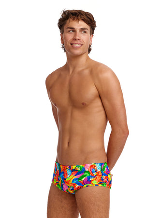 Bright Birds men's swimming trunks