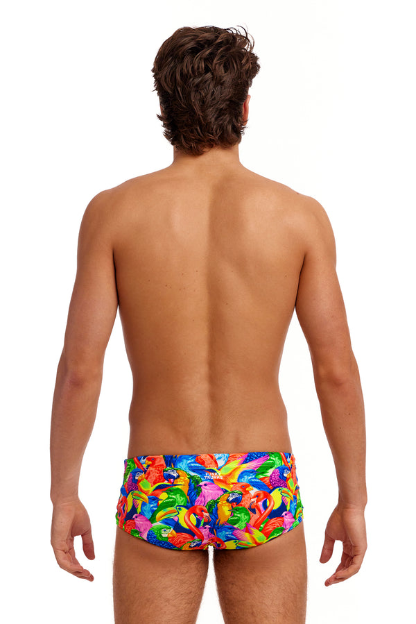 Bright Birds men's swimming trunks