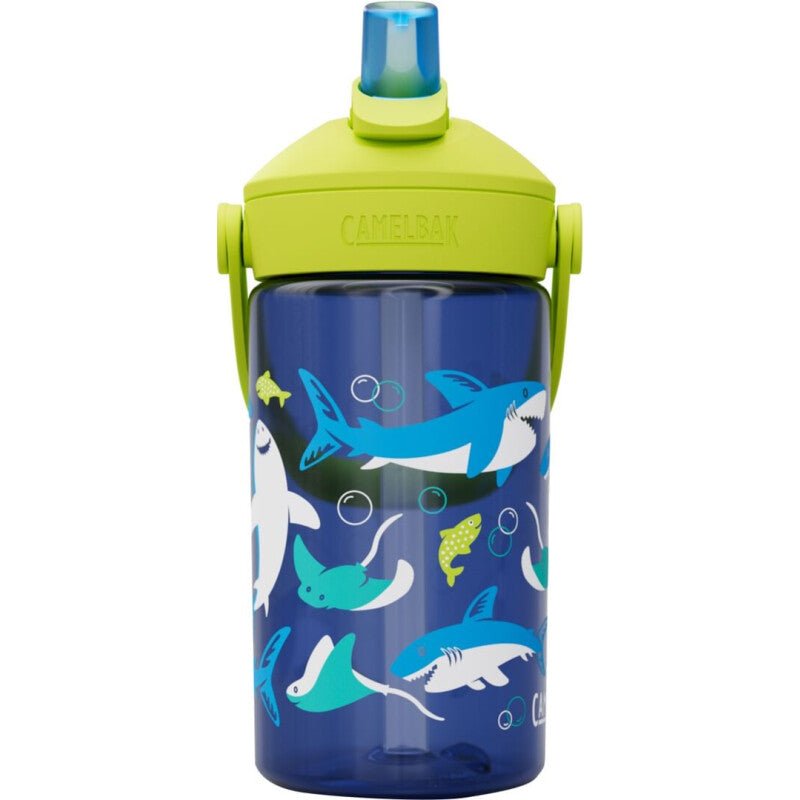 CamelBak Thrive Flip Straw Kids 0,4L – lasten juomapullo, Sharks and Rays - kuosi, vuotamaton, BPA - vapaa - Camelbak