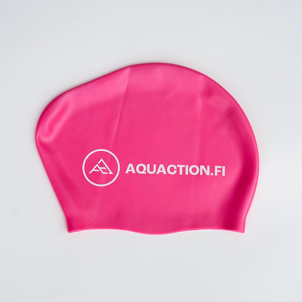 Aquaction swimming cap for long hair