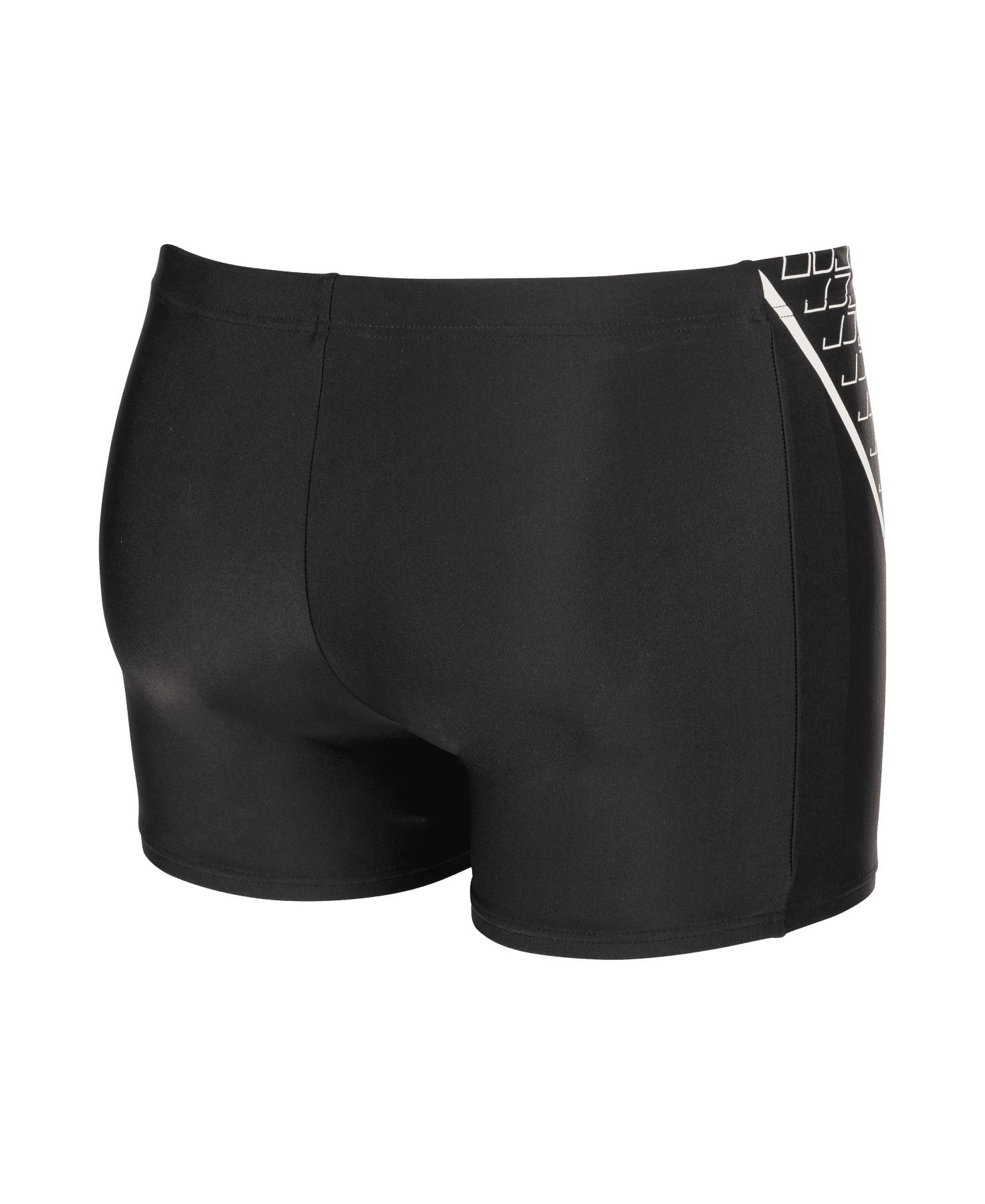 Double Graphic Swim Short miesten uimahousut, musta - valkoinenArena