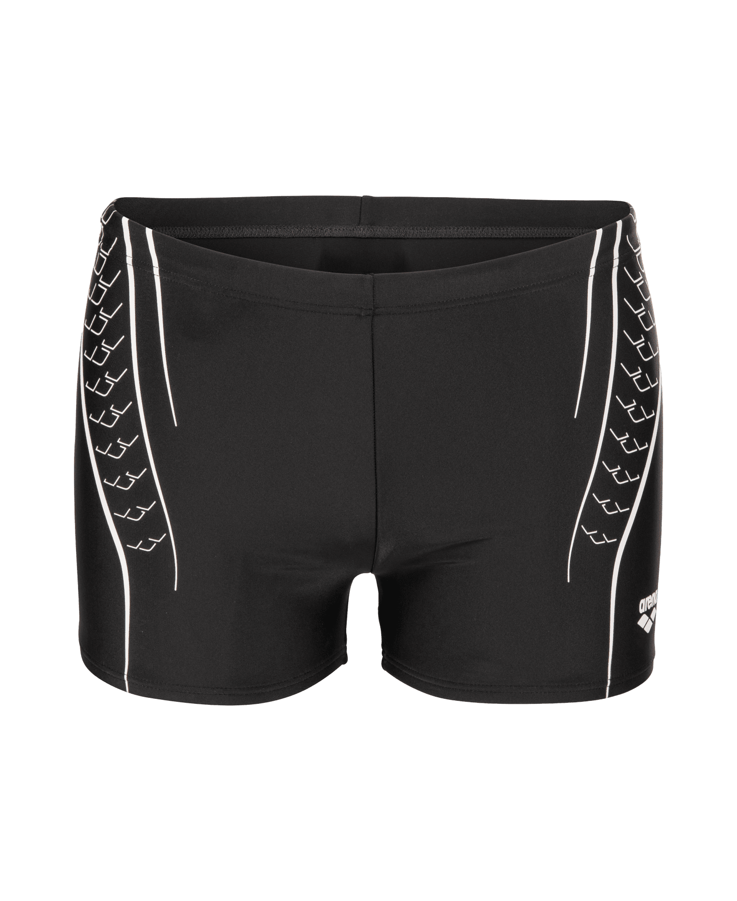 Double Graphic Swim Short miesten uimahousut, musta - valkoinenArena