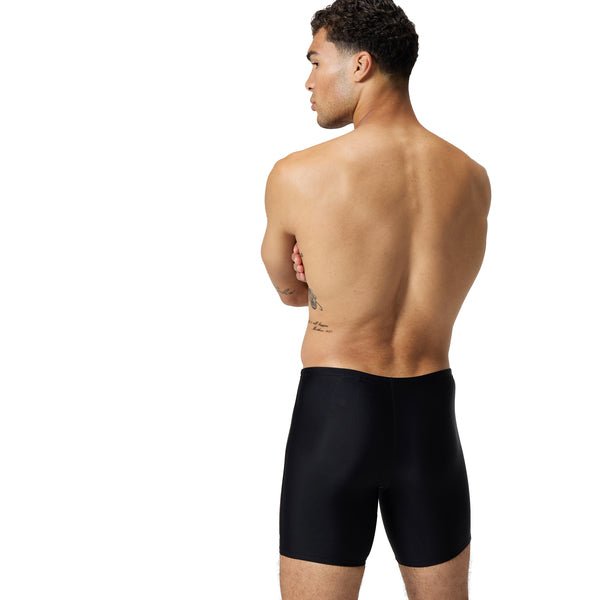 Duo Logo Print Mid Jammer miesten uimahousut, musta - sininen - Speedo