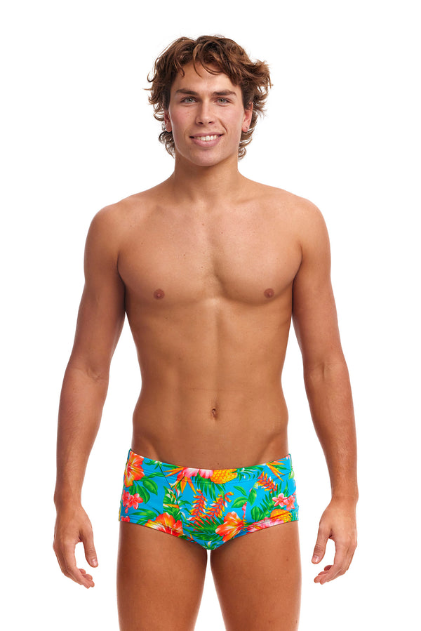 Blue Hawaii men's swimming trunks