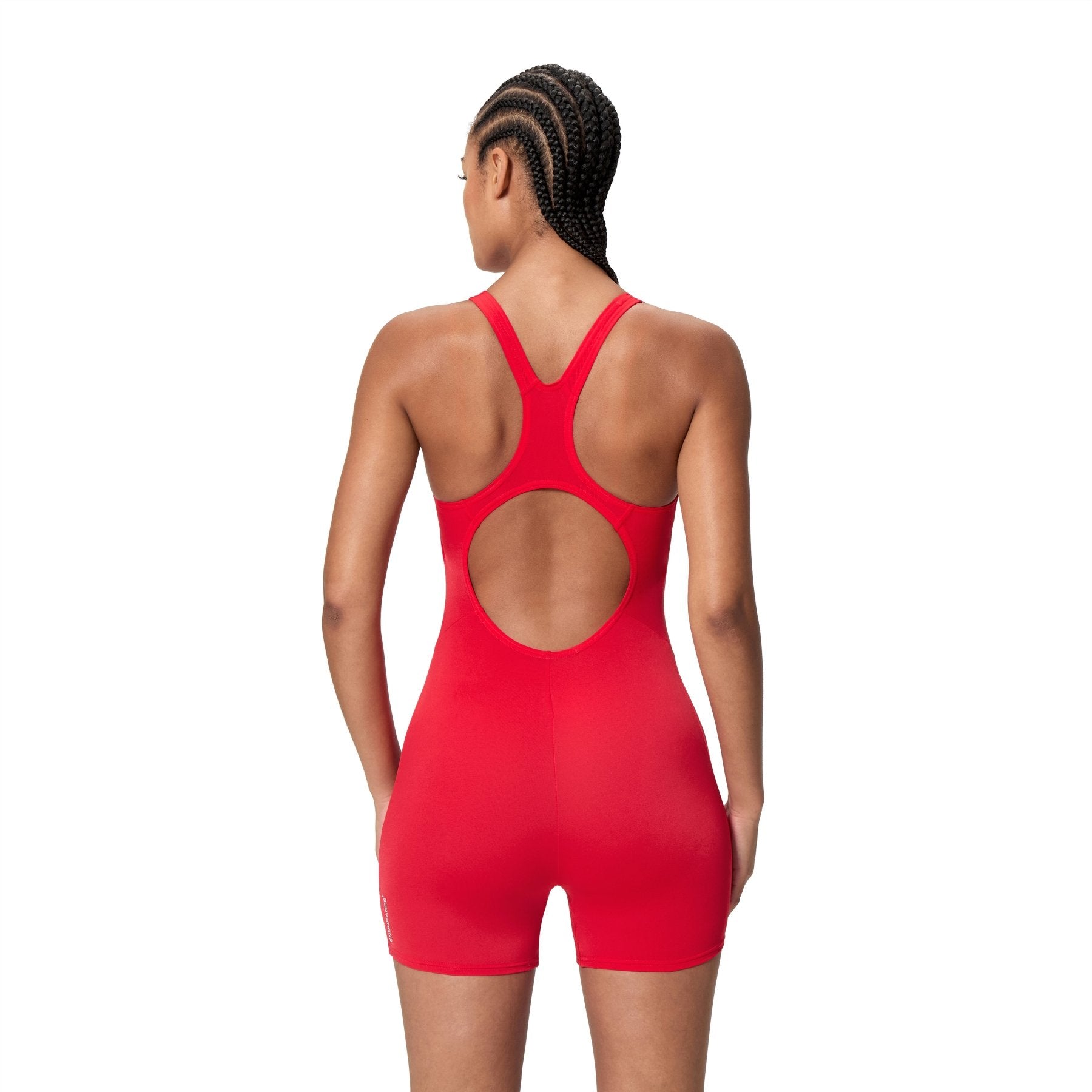 Endurance+ Legsuit naisten lahkeellinen uimapuku, punainenSpeedo