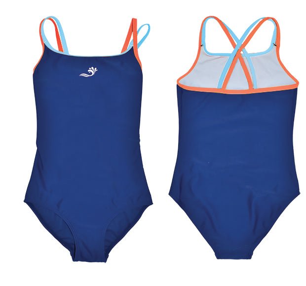 Essential Sports Costume tyttöjen uimapuku, sininenSplash About