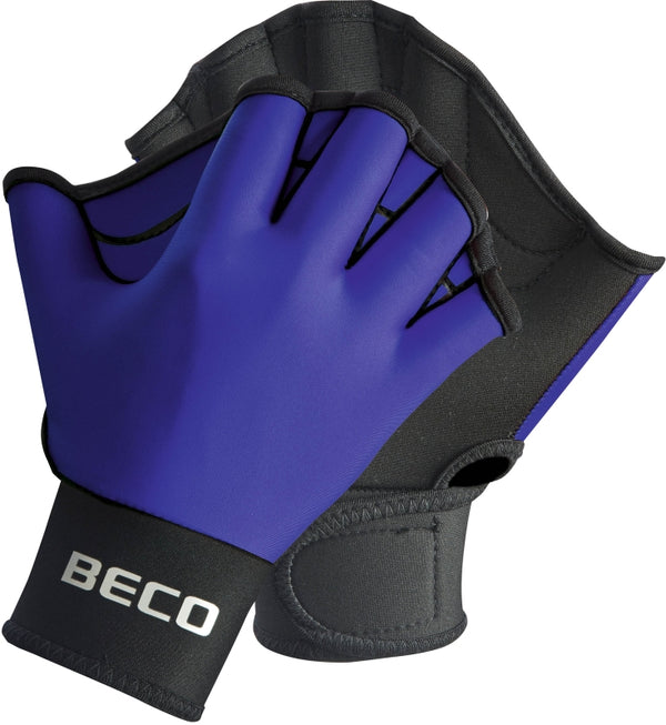 Water running gloves with an open tip, soft