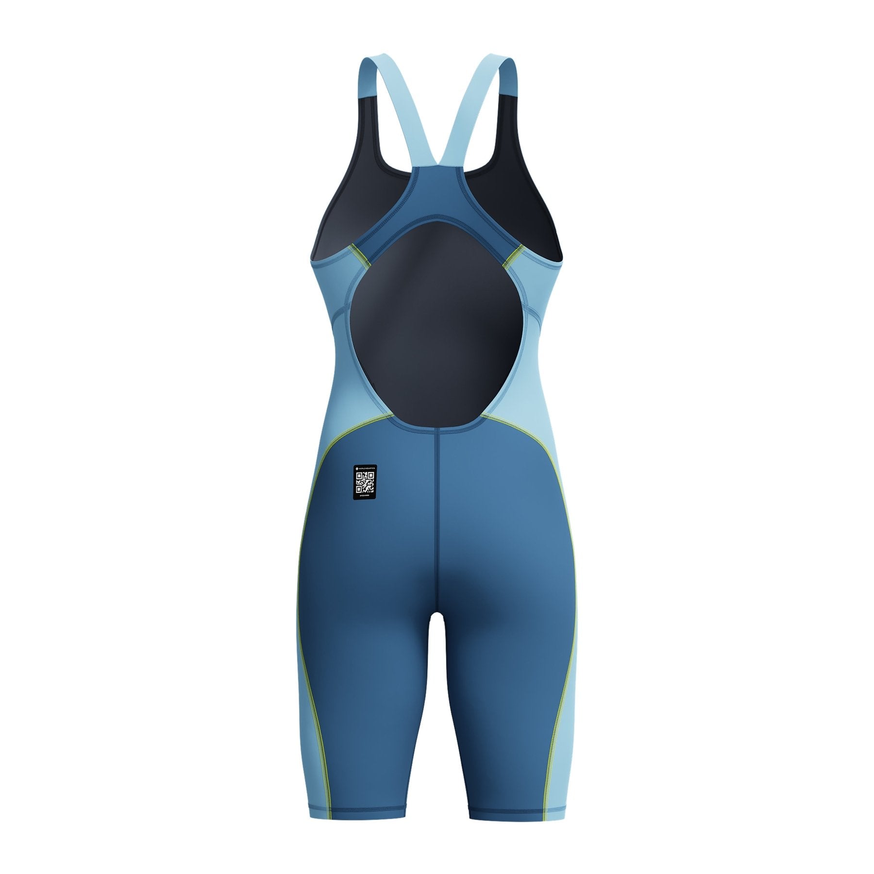 Fastskin HyperSpark Solid Openback Kneeskin naisten kilpapuku, sininenSpeedo
