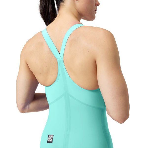 Fastskin LZR Pure Valor 2.0 Closedback Kneeskin naisten kilpapuku, turkoosi - Speedo
