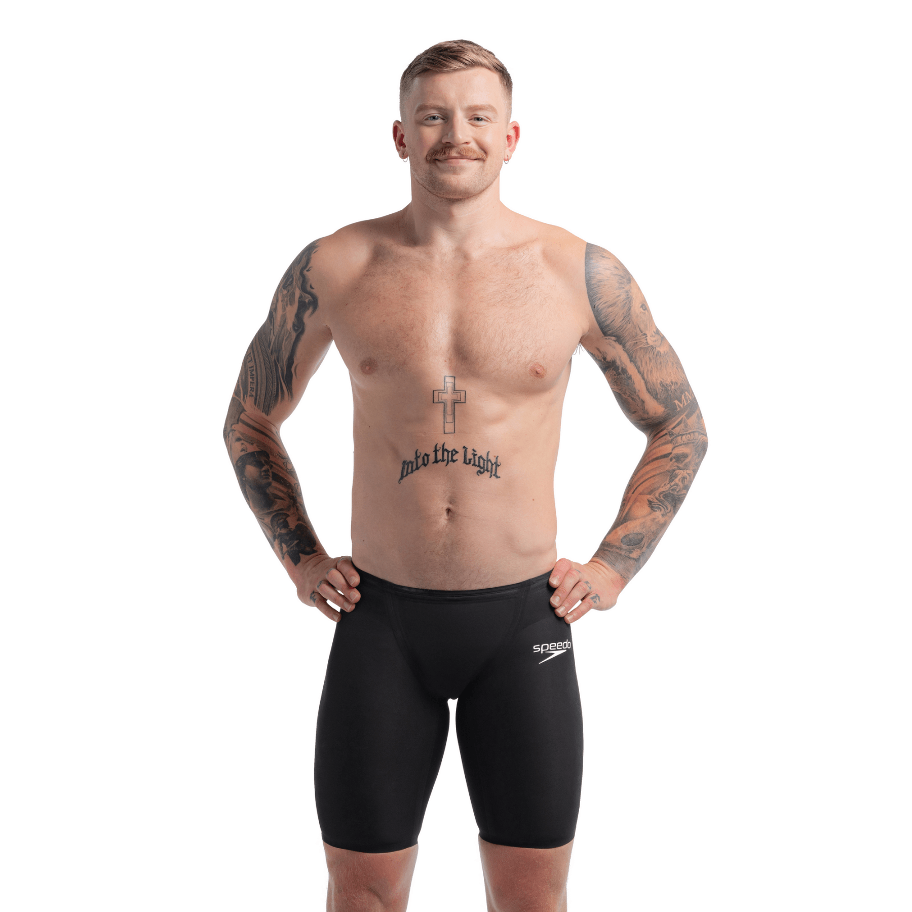 Fastskin LZR Pure Valor 2.0 High Waisted Jammer miesten kilpapuku, mustaSpeedo