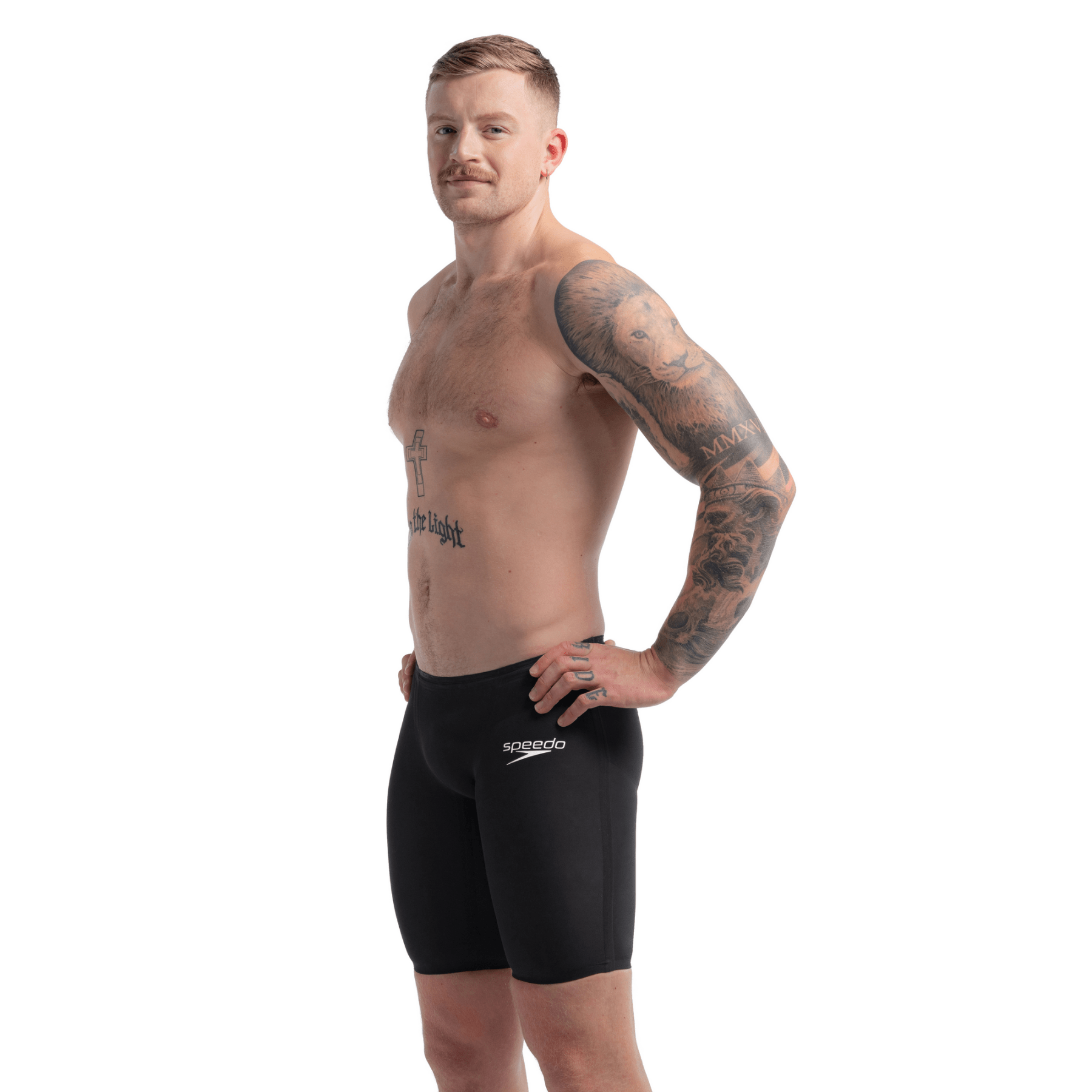 Fastskin LZR Pure Valor 2.0 High Waisted Jammer miesten kilpapuku, mustaSpeedo