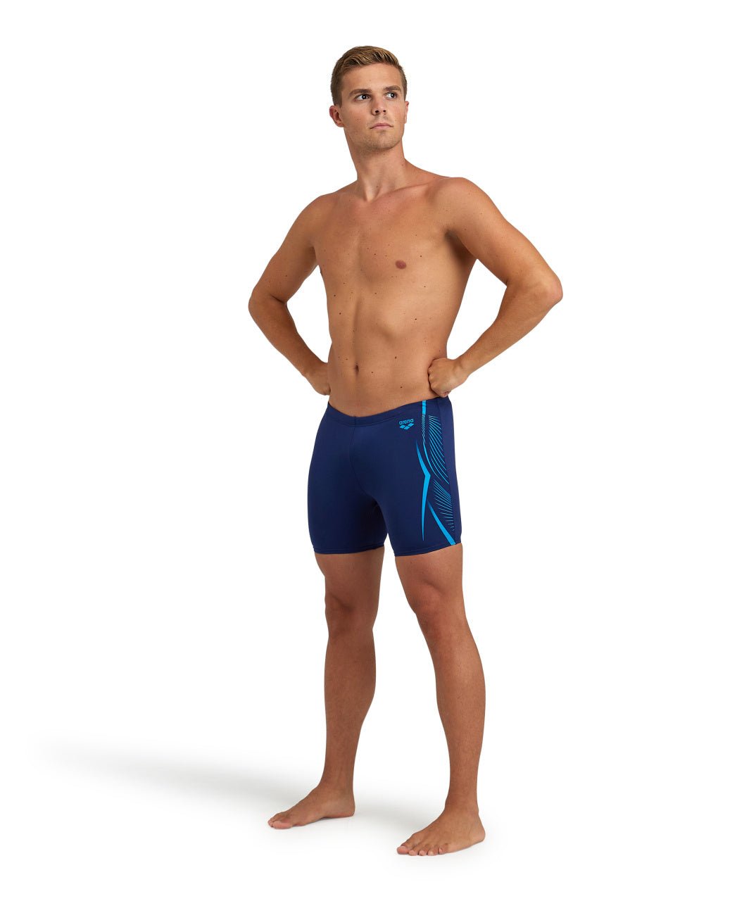 Feather Swim Mid Jammer miesten uimahousut, tummansininenArena