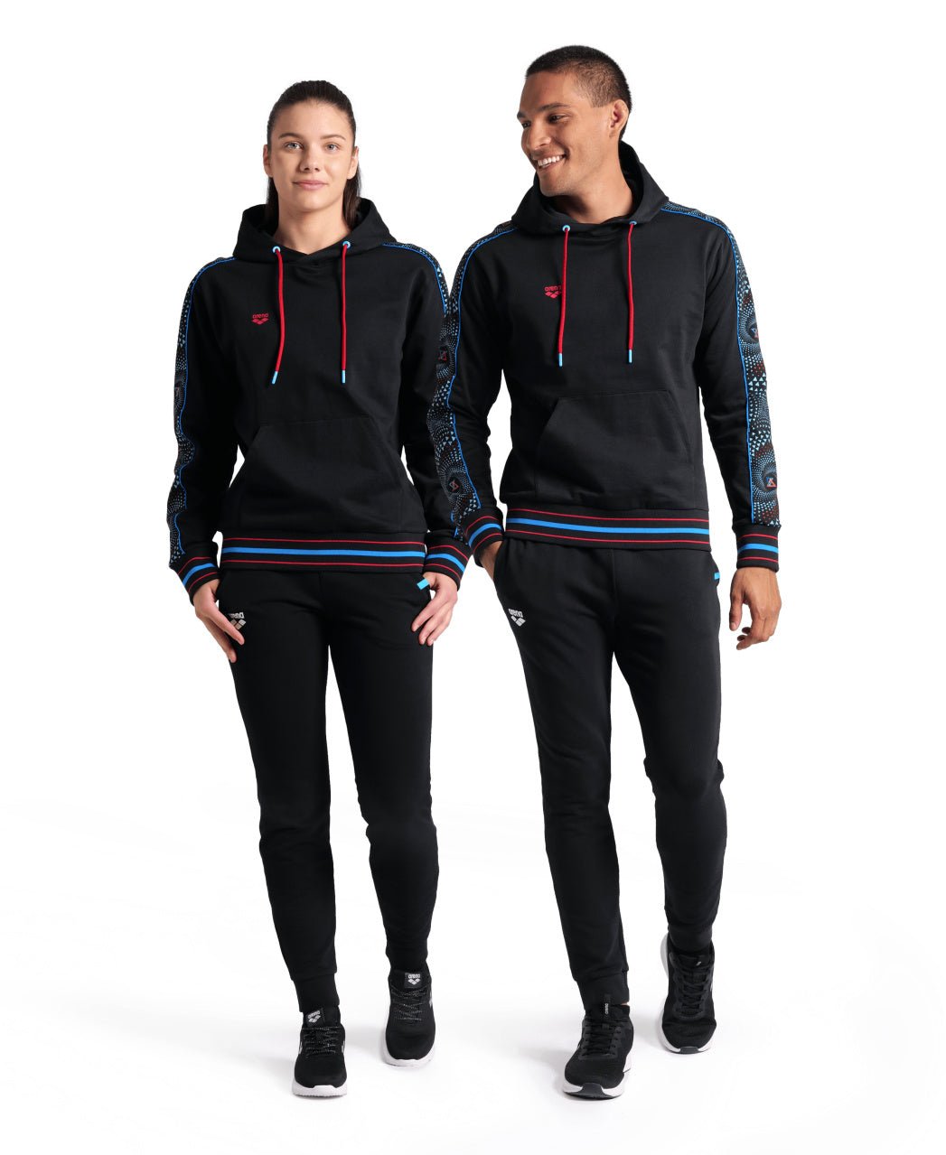 Fireflow Hooded Sweat Inserts unisex huppari, mustaArena
