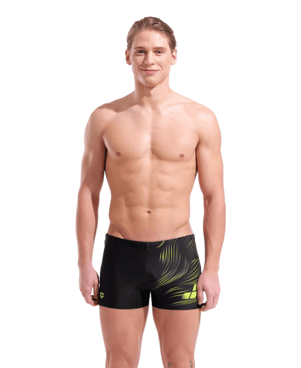 Foliage Swim Short miesten uimahousut, musta-värikäsArena