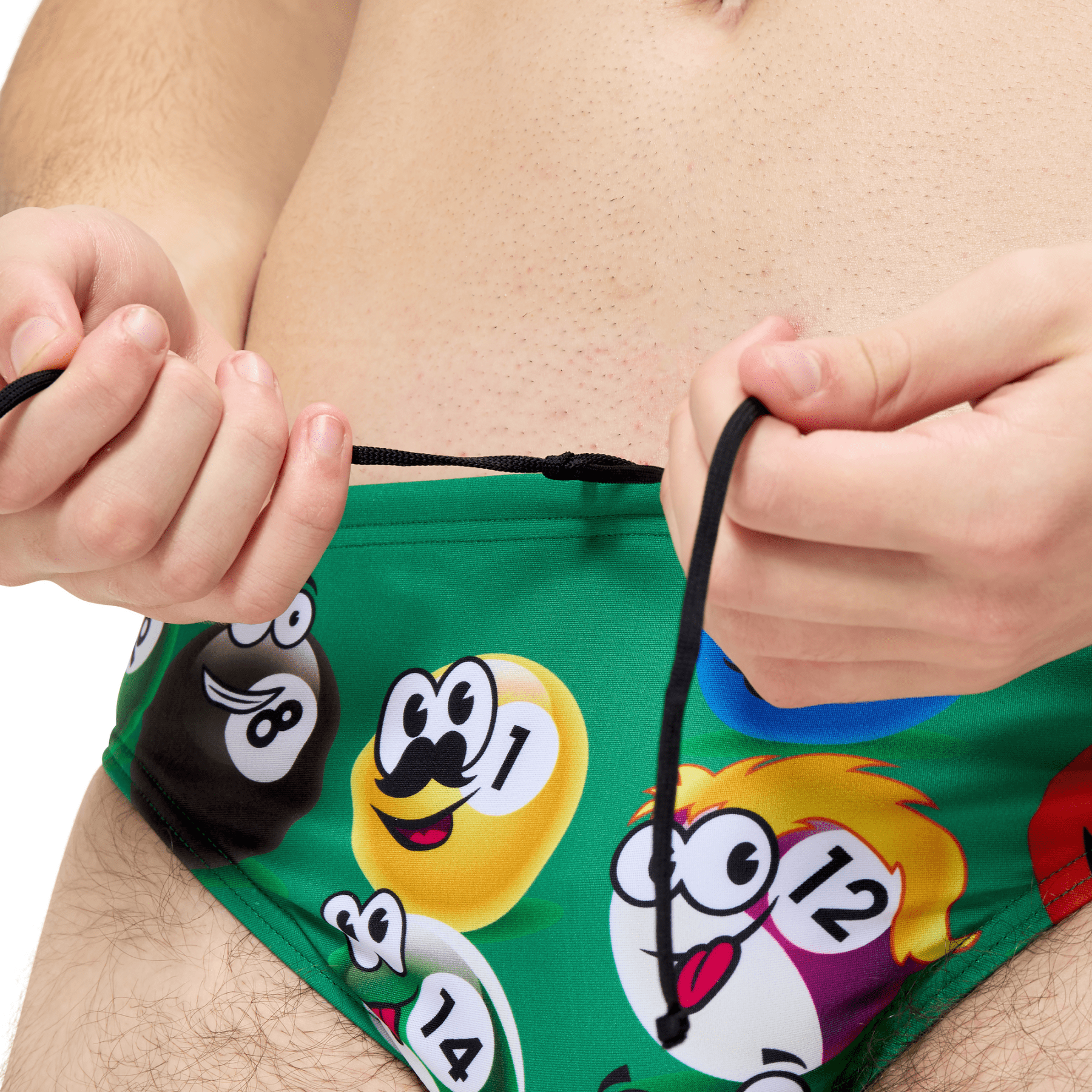 Fundies 5cm Escape Brief miesten uimahousut, vihreäSpeedo