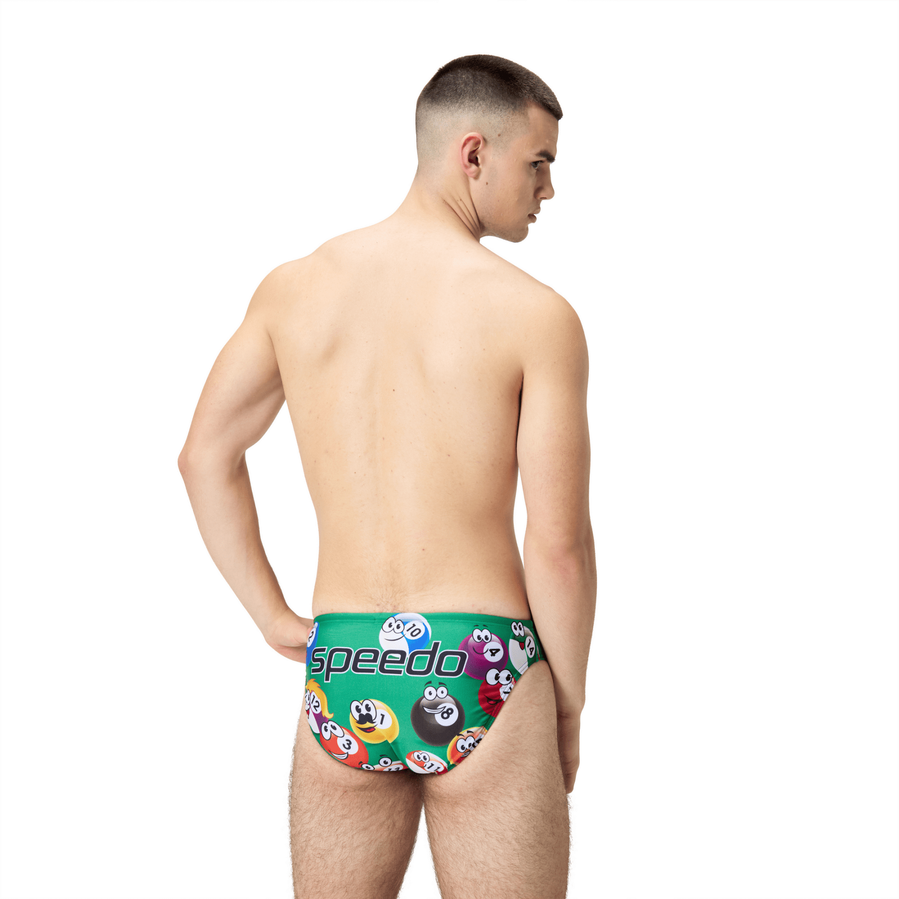 Fundies 5cm Escape Brief miesten uimahousut, vihreäSpeedo