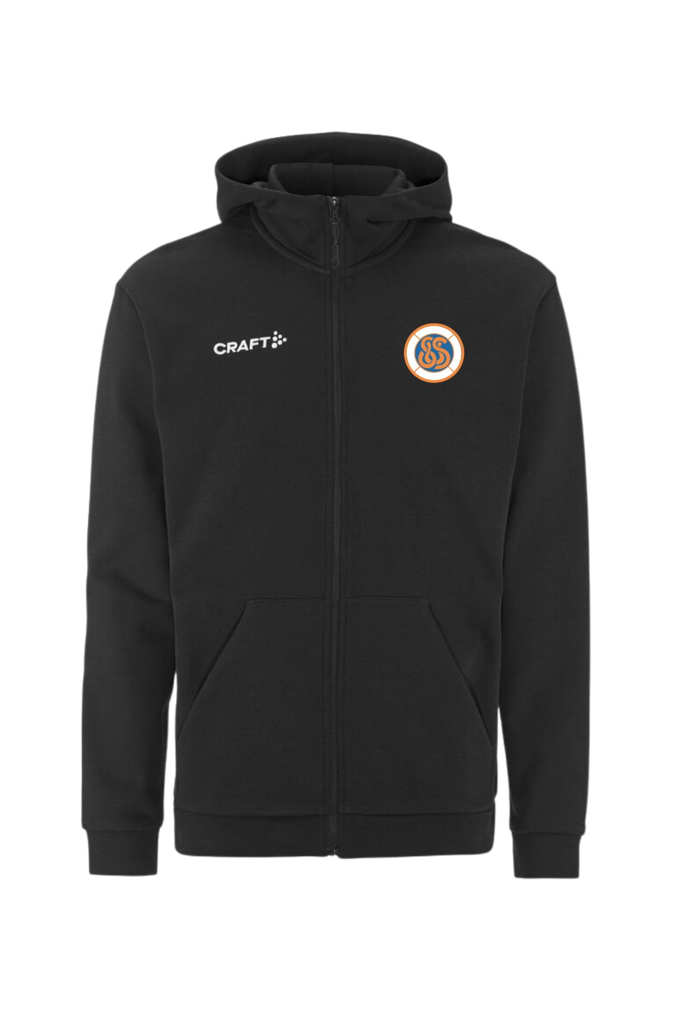 Miesten vetoketjullinen Community 2.0 Logo Fz Hoodie - Savonlinnan uimaseura