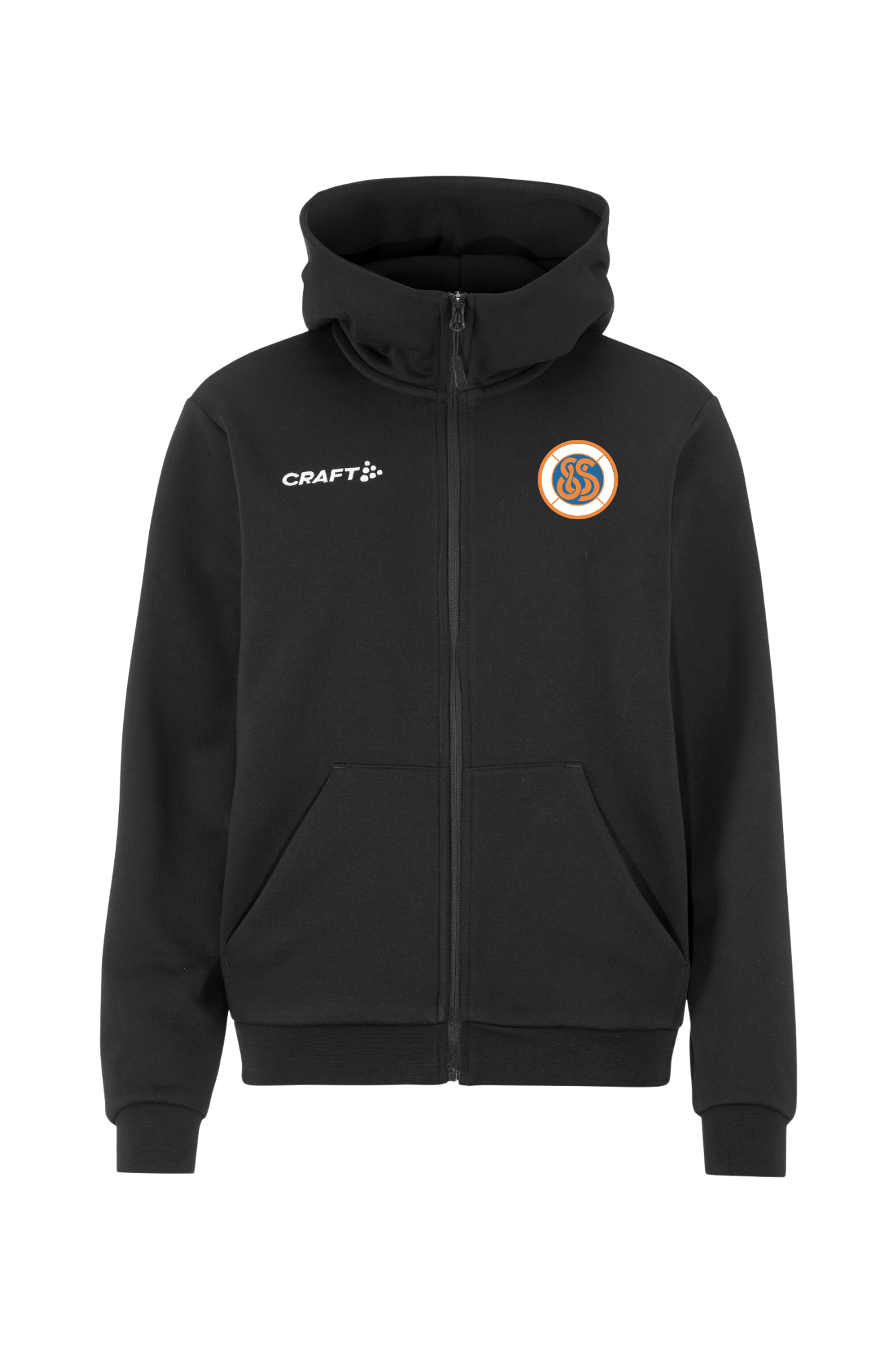 Nuorten vetoketjullinen Community 2.0 Logo Fz Hoodie - Savonlinnan uimaseura