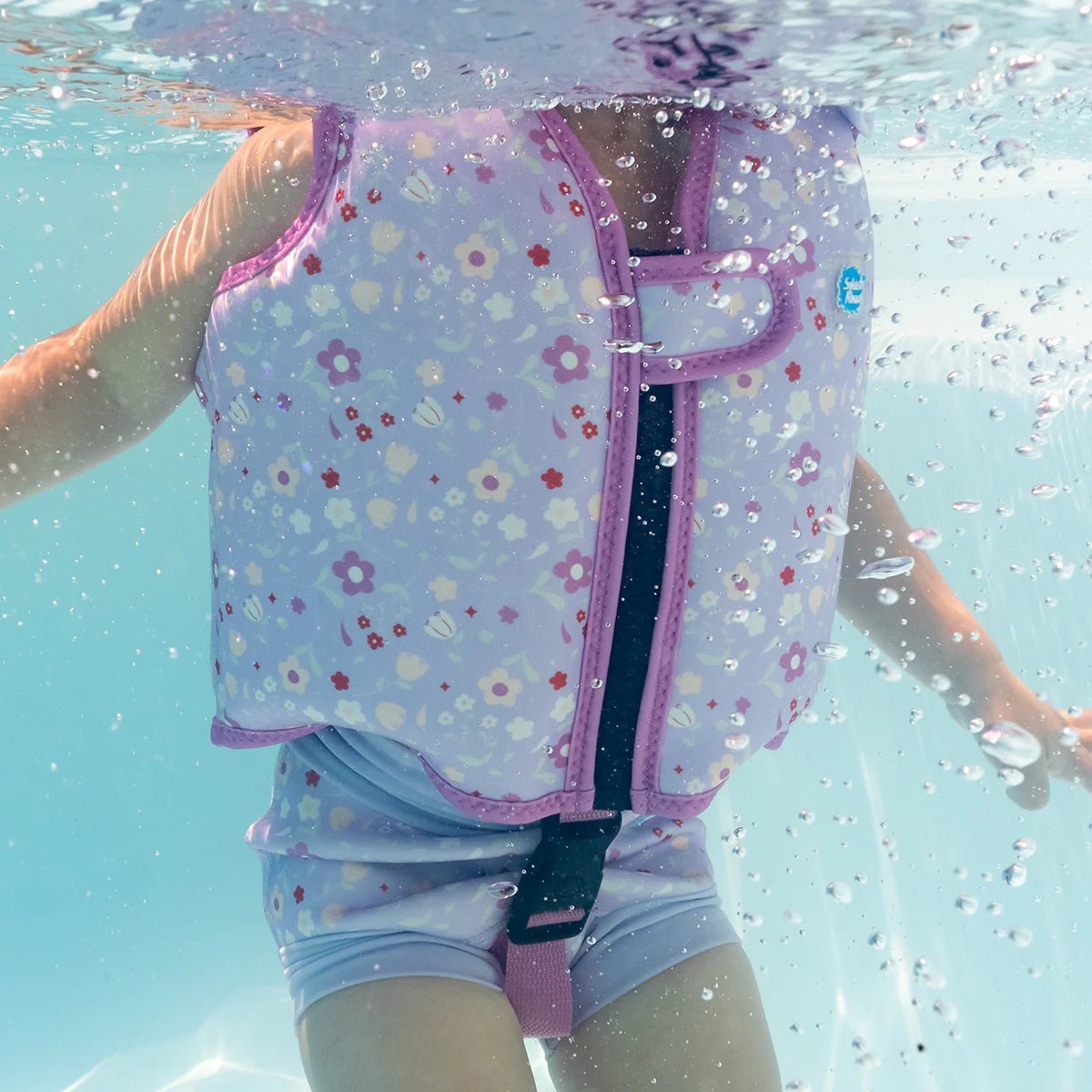 Go Splash lasten uimaliivi vyöllä, Lilac SpringSplash About