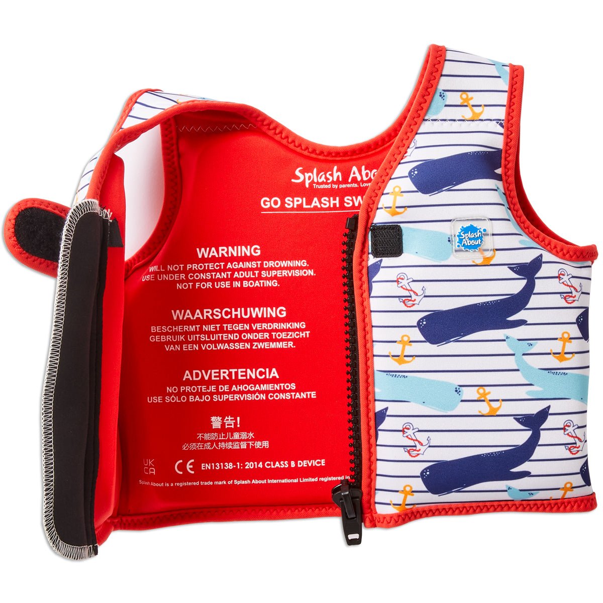 Go Splash Swim Vest lasten uimaliivi, Moby DickSplashy