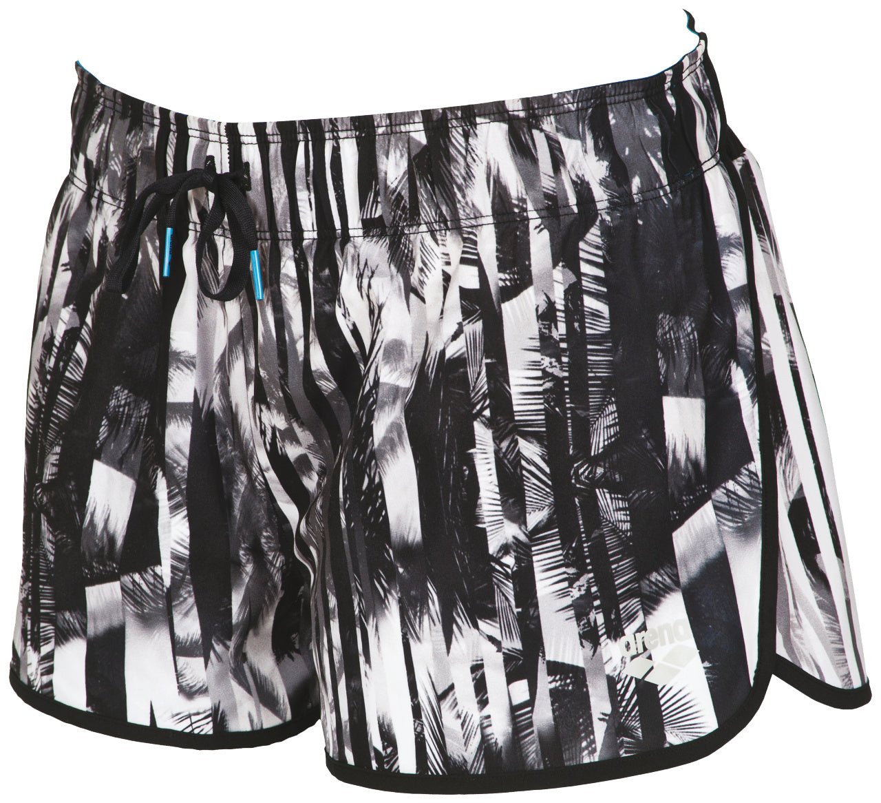 Gym Short naisten shortsit, musta - valkoArena
