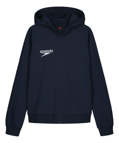 Hooded Sweat Jacket Small Logo Junior, navySpeedo