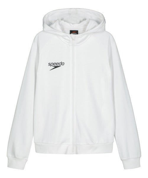 Hooded Sweat Jacket Small Logo Junior, valkoinenSpeedo