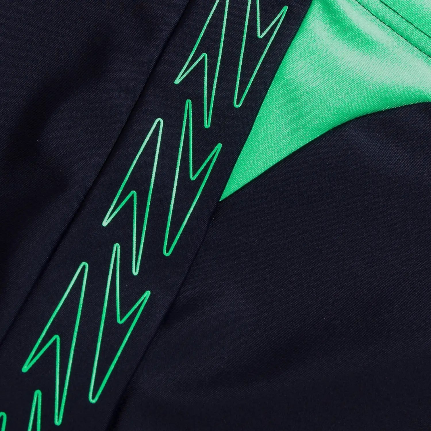 Hyper Boom Logo Splice Aquashort poikien uimahousut, tummansininen - vihreäSpeedo