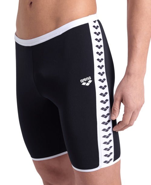Icons Swim Jammer Solid miesten uimahousut, musta - valkoinenArena