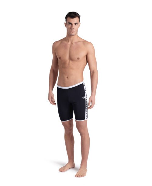 Icons Swim Jammer Solid miesten uimahousut, musta - valkoinenArena