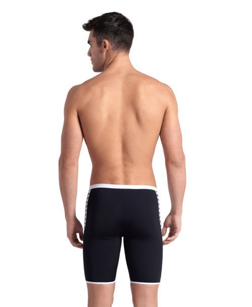 Icons Swim Jammer Solid miesten uimahousut, musta - valkoinenArena