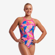 Just Jungle naisten uimapuku V - selällä - Funkita