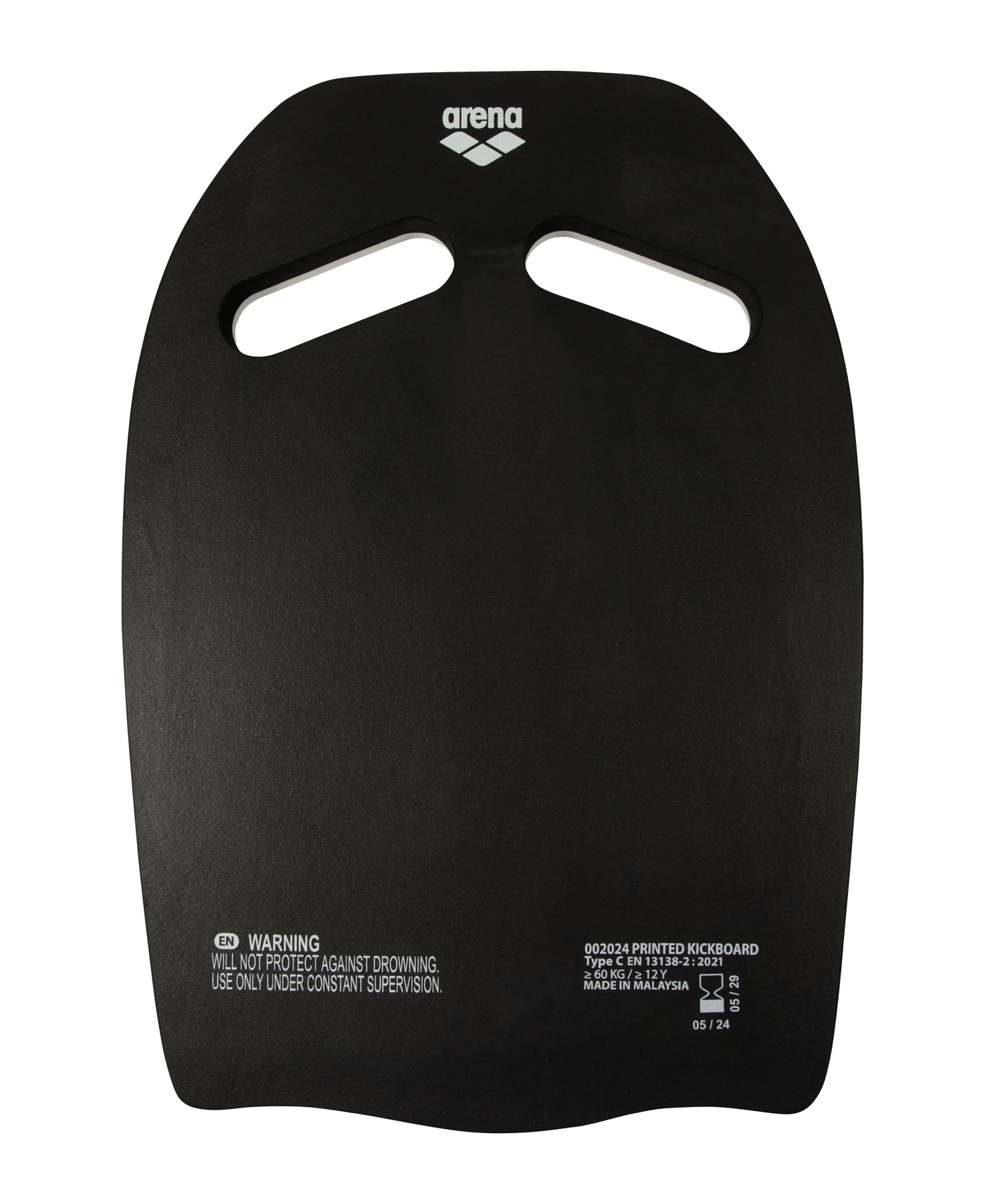 Kickboard uimalauta, valkoinen - mustaArena