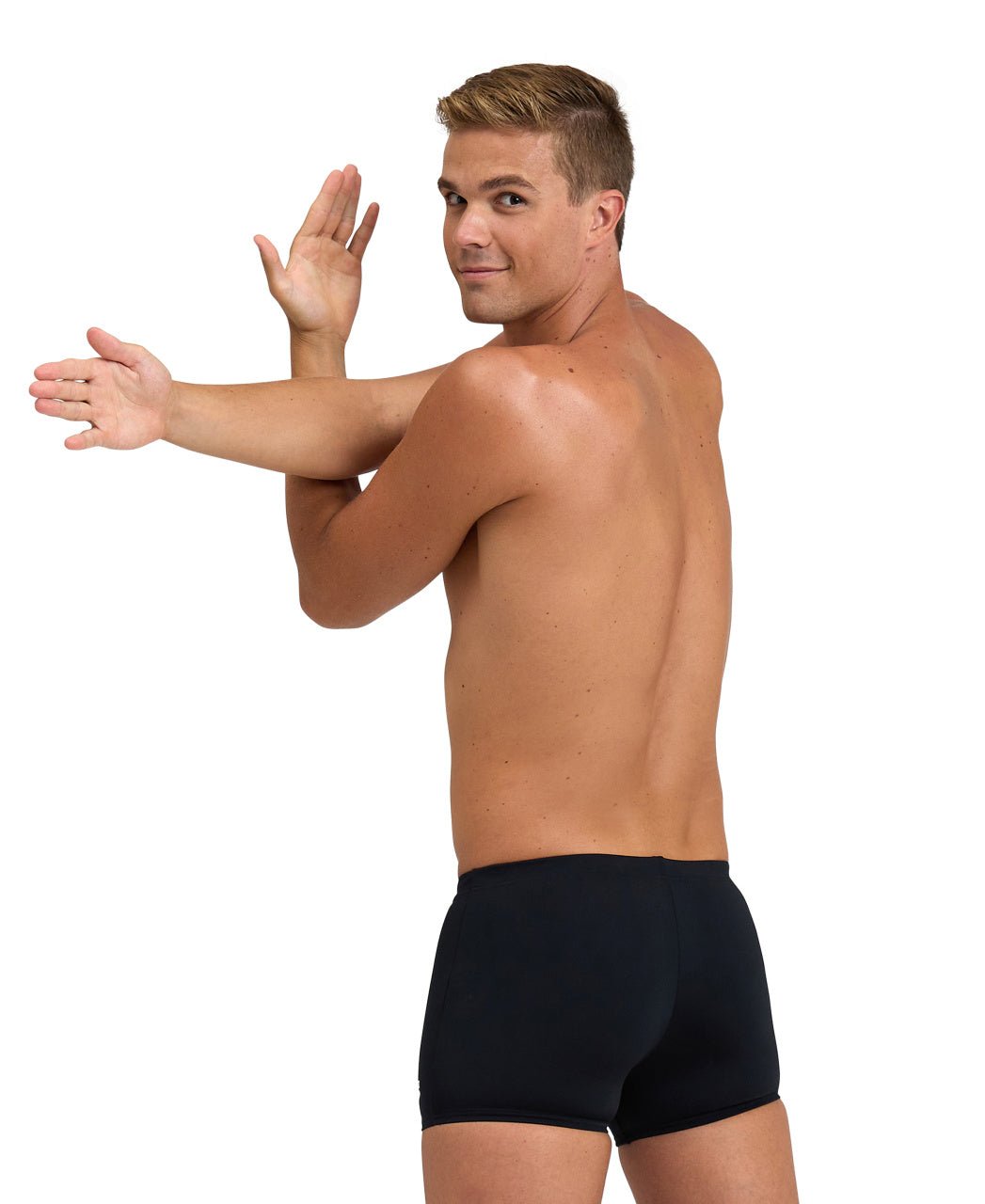 Kikko Pro Swim Short Graphic miesten uimahousut, mustaArena