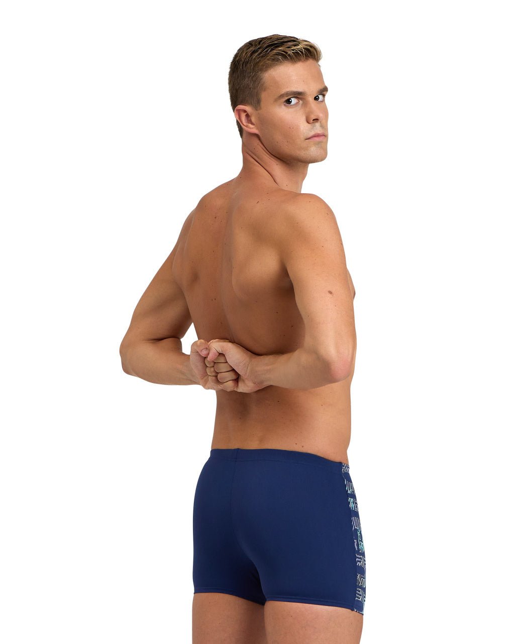 Kikko Pro Swim Short Graphic miesten uimahousut, tummansininenArena
