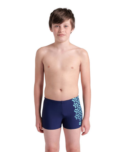 Kikko V Swim Short Graphic poikien uimahousut, tummansininen - turkoosiArena