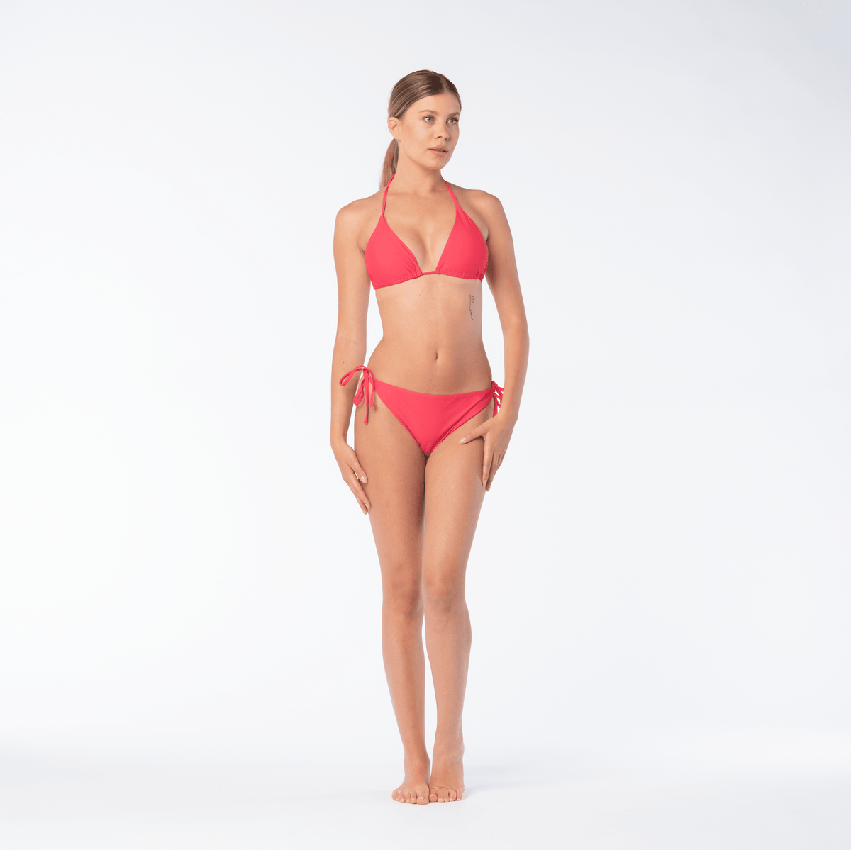 Lady Fibi naisten bikiniyläosa, atsaleanpunainen