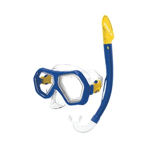 Leisure Dual Lenses & Snorkel JR, sininenSpeedo