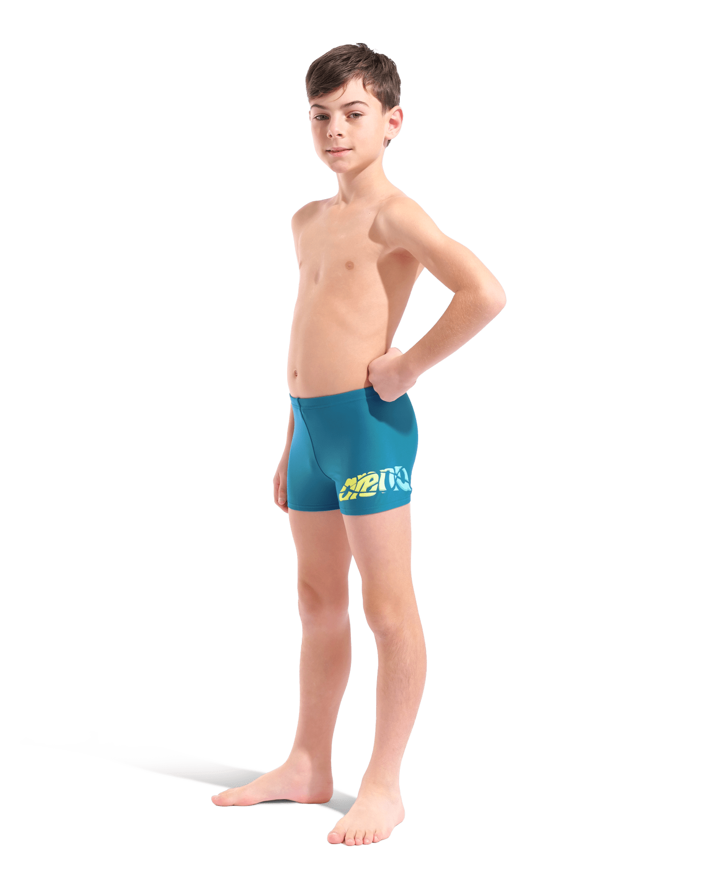 Lettering Swim Short poikien uimahousut, sininenArena