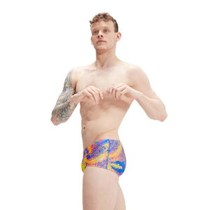 Club Training Allover Brief men's swimwear, colourful